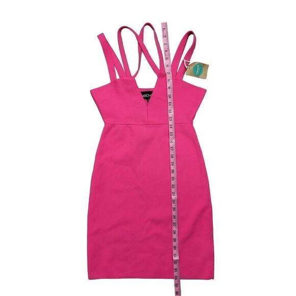 NBD x Naven Twins Choose Me Bodycon Dress in Berry - Picture 7 of 7